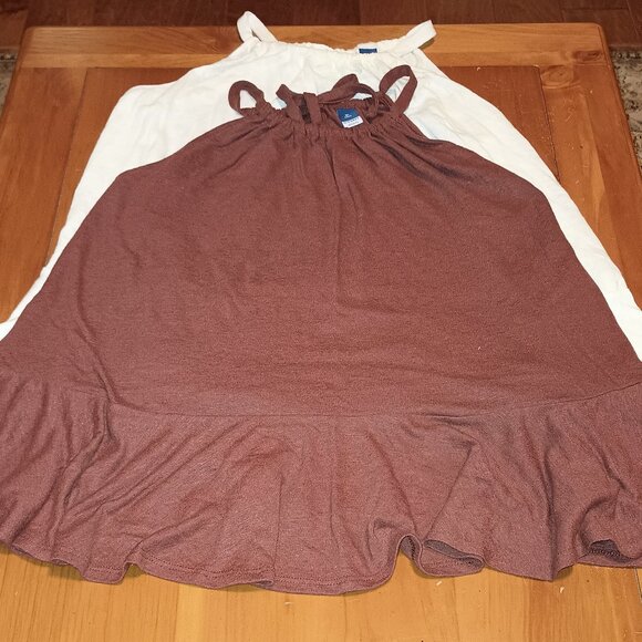 Old Navy Women's Tank Tops in Cream, Brown, and Tan - Picture 7 of 10